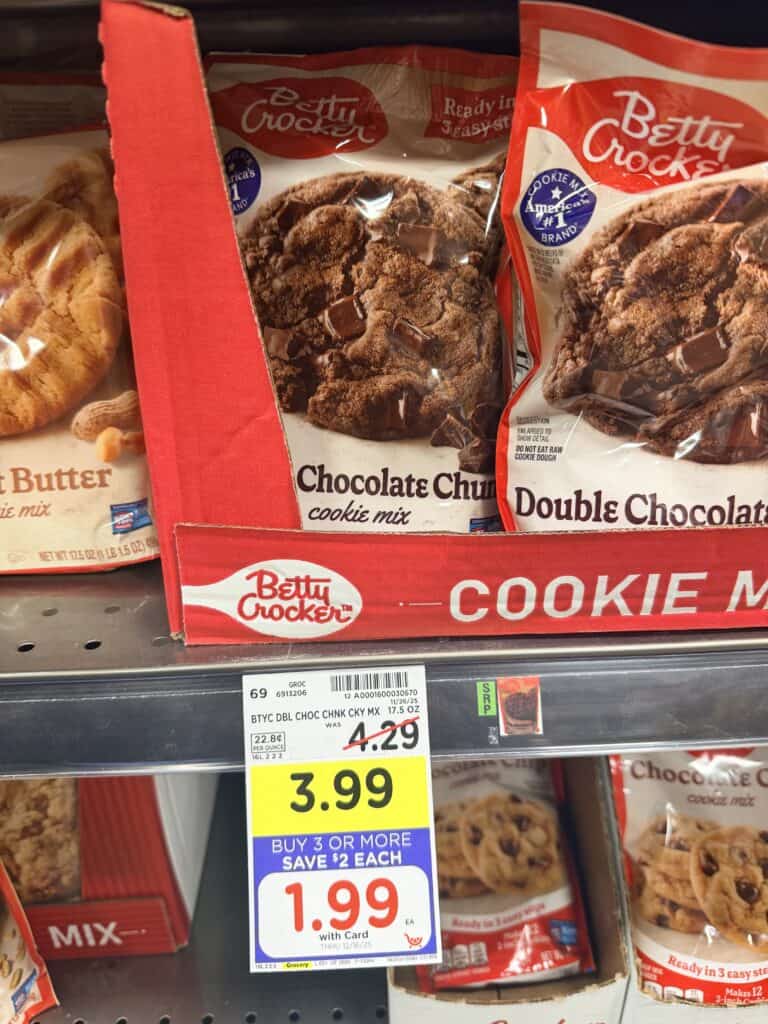 Betty Crocker Mix Kroger Shelf Image 