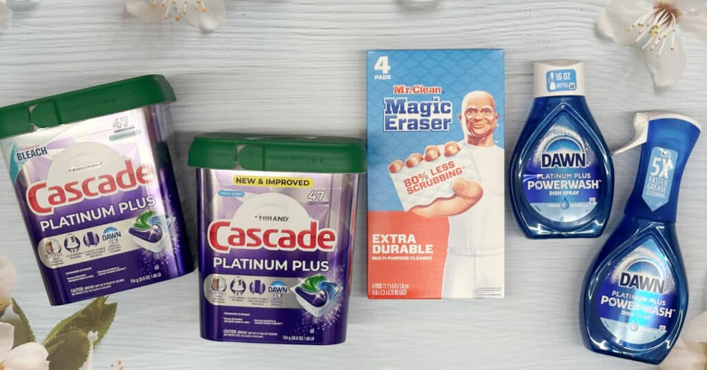 Cascade, Magic Eraser and Dawn Powerwash Kroger Procter & Gamble