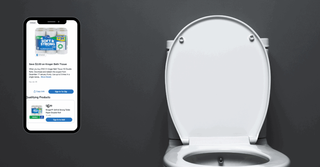 Kroger Soft and Strong Toilet Paper Kroger Digital Coupon