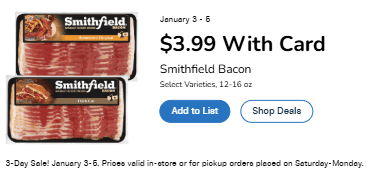 Kroger three day sale