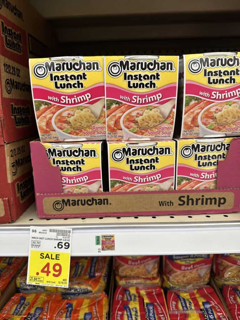 maruchan ramen kroger shelf image