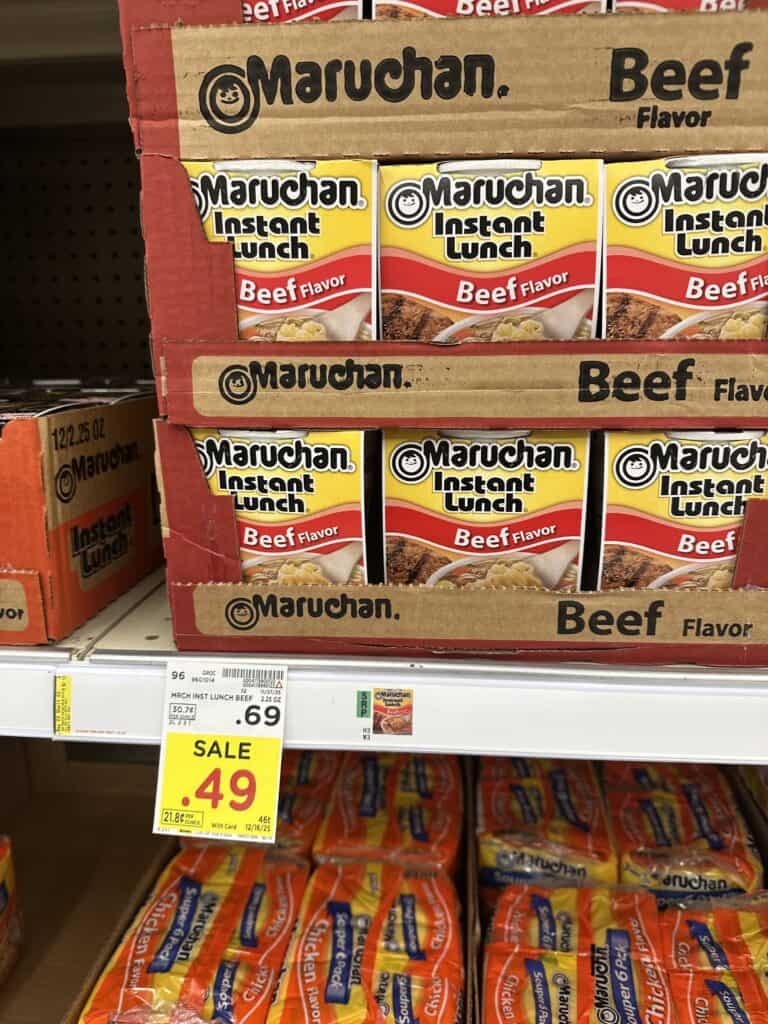 maruchan ramen kroger shelf image