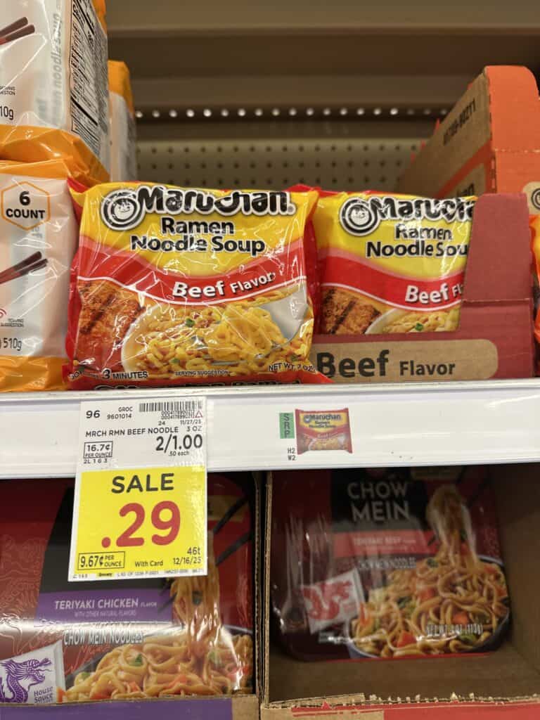 ramen kroger shelf image