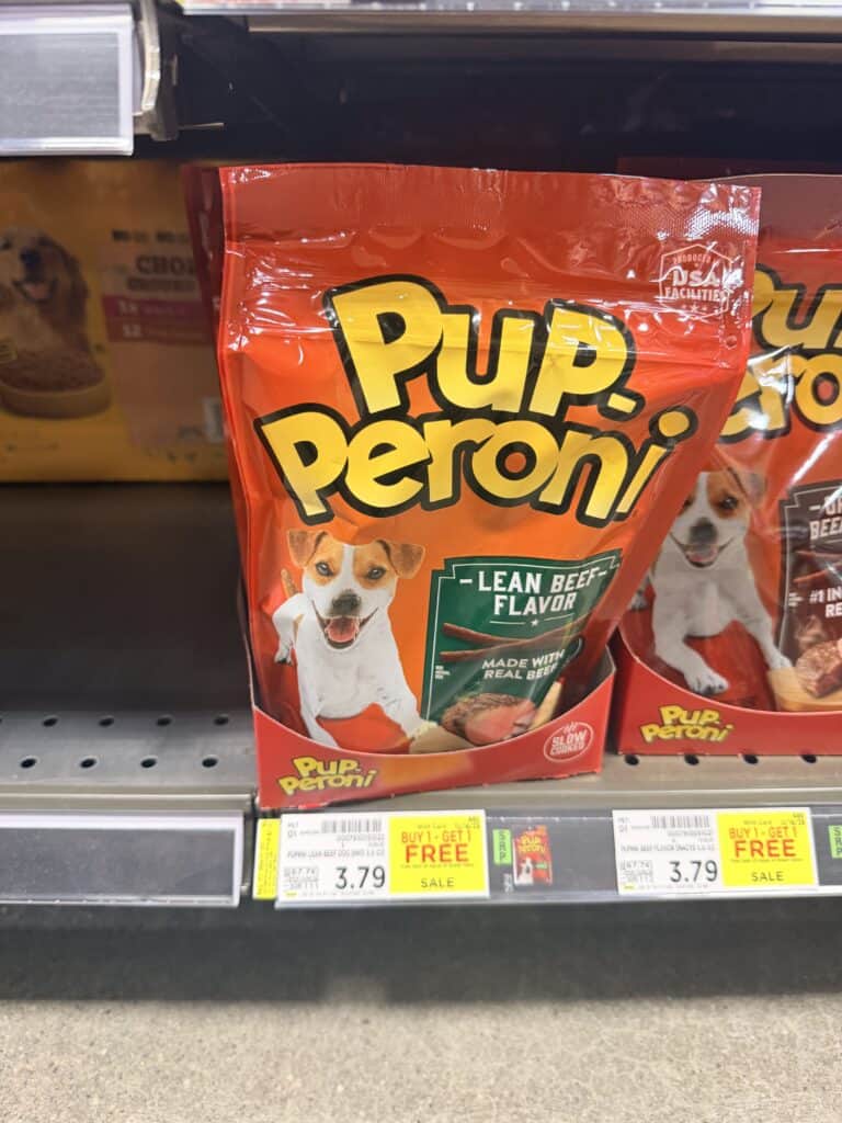 Pup-peroni Dog Treats Kroger shelf image