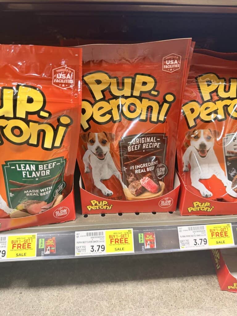 Pup-peroni Dog Treats Kroger shelf image