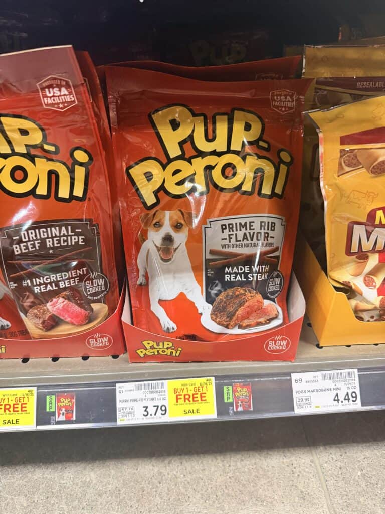 Pup-peroni Dog Treats Kroger shelf image