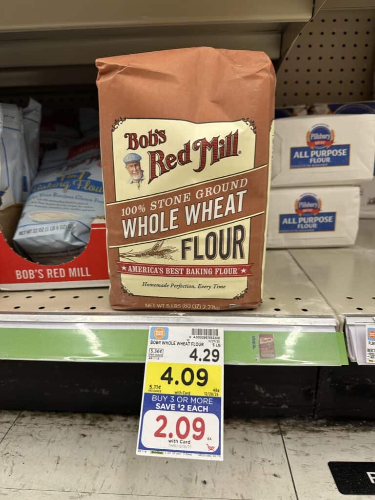 Bob's Red Mill Flour Kroger shelf image