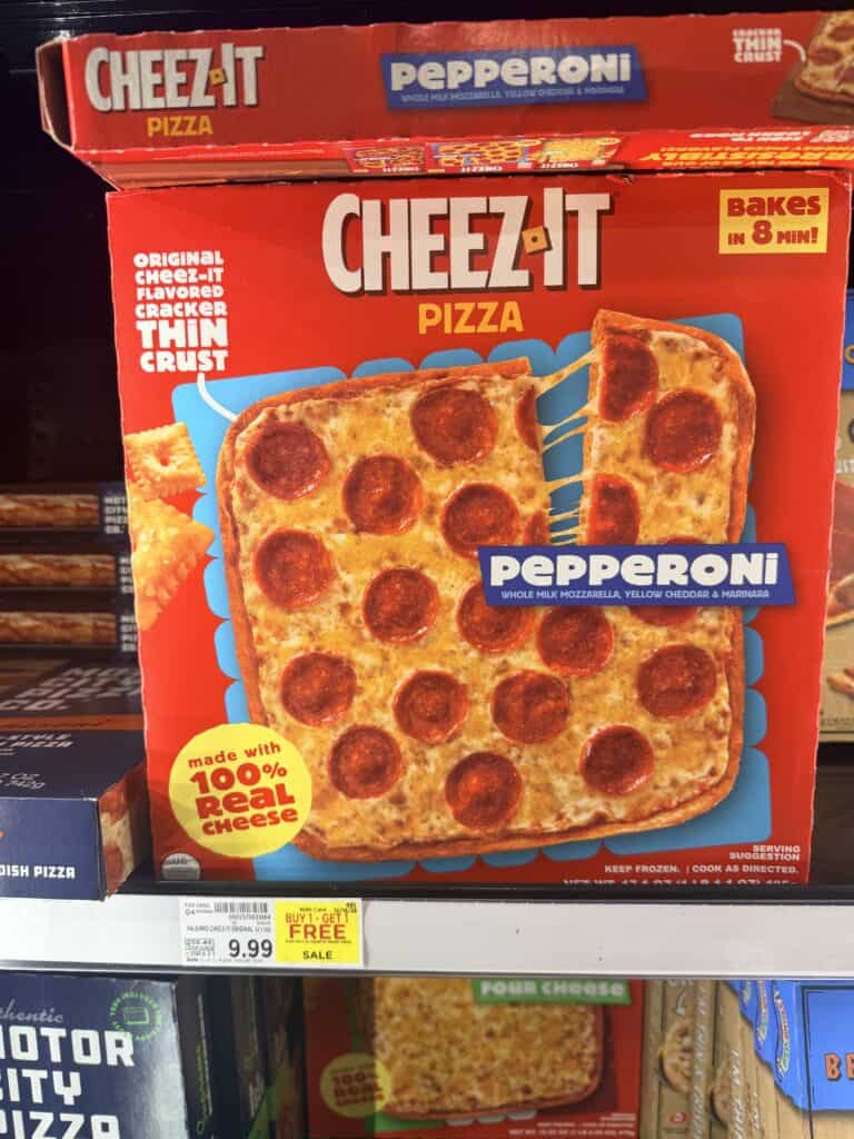 cheez it pizza kroger shelf image