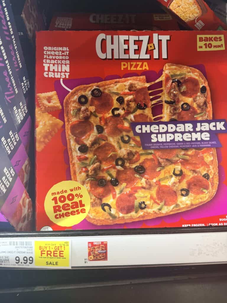 cheez it pizza kroger shelf image
