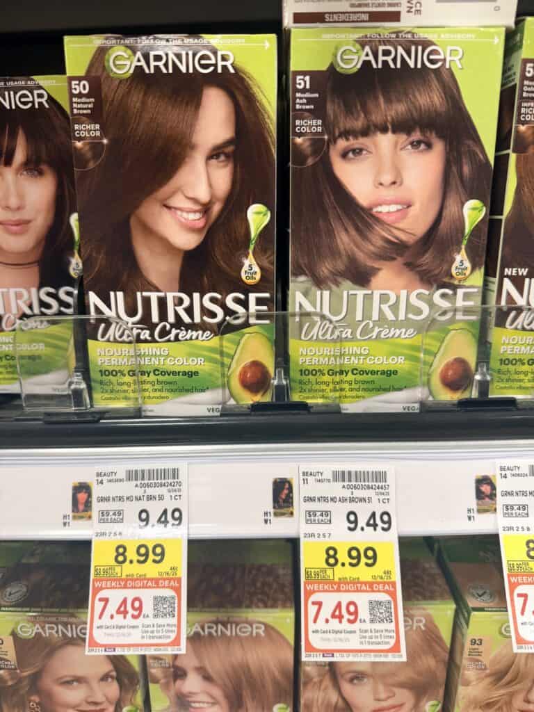 Garnier Nutrisse Hair Color Kroger Shelf Image