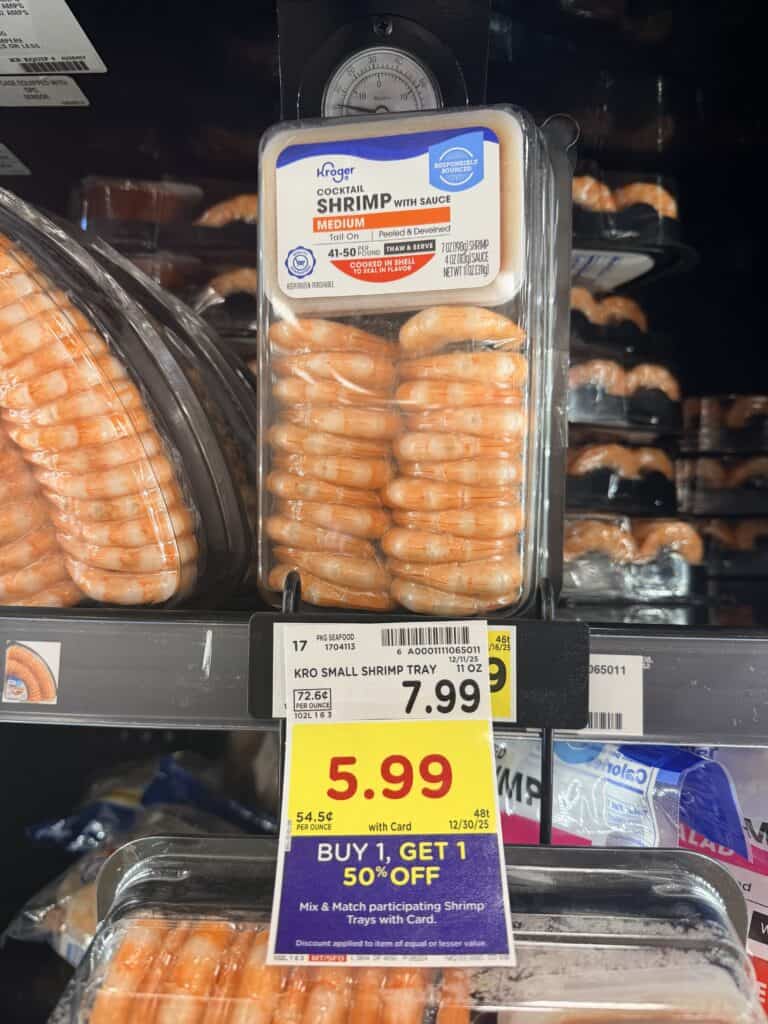 kroger cocktail shrimp shelf image