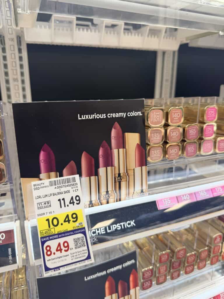 Maybelline NYX and L'Oreal Paris Kroger Shelf Image
