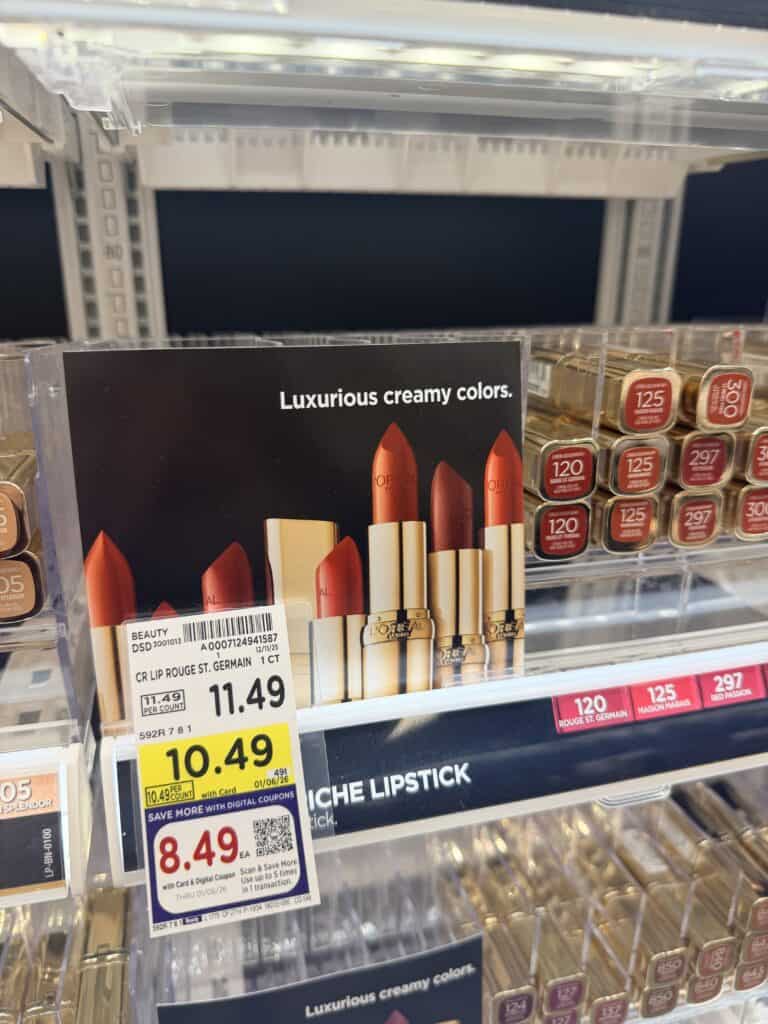 Maybelline NYX and L'Oreal Paris Kroger Shelf Image