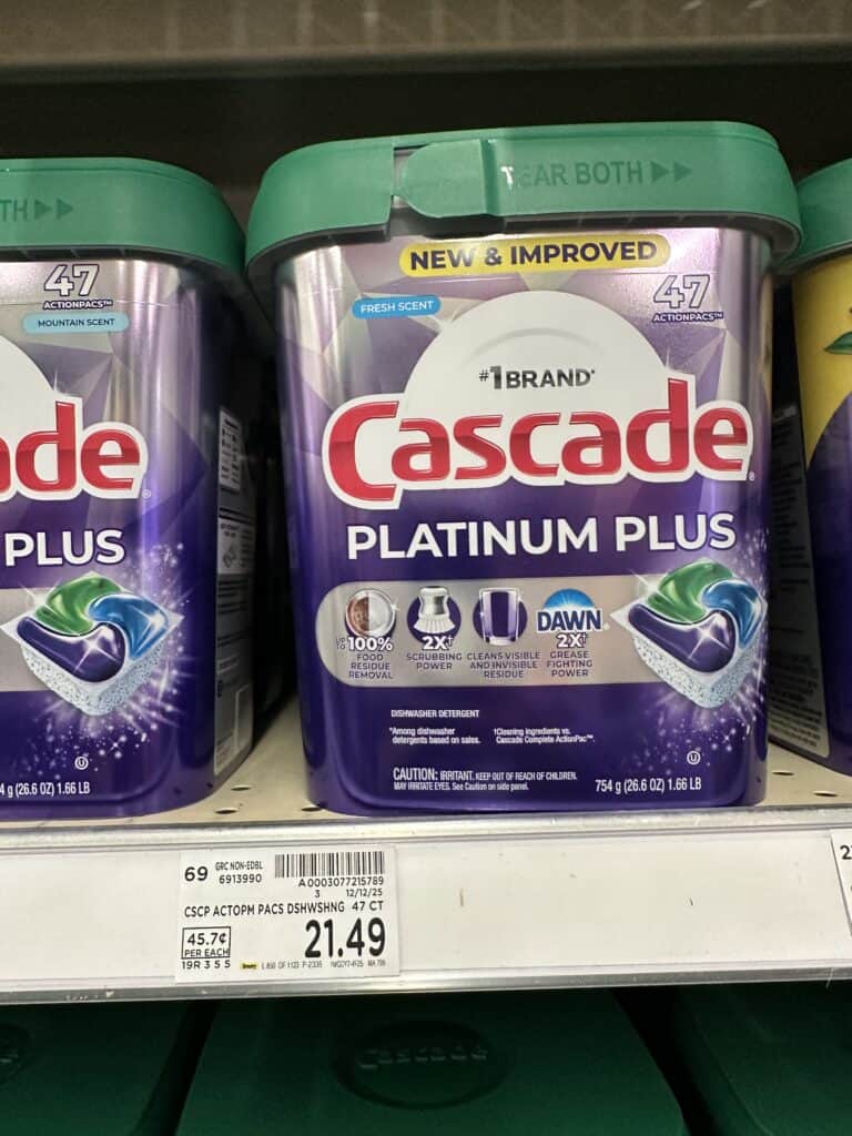 Cascade Kroger shelf image