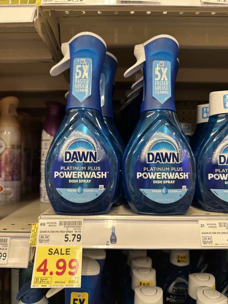 Dawn Powerwash Kroger Shelf Image
