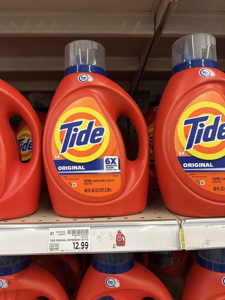 Tide Kroger shelf image