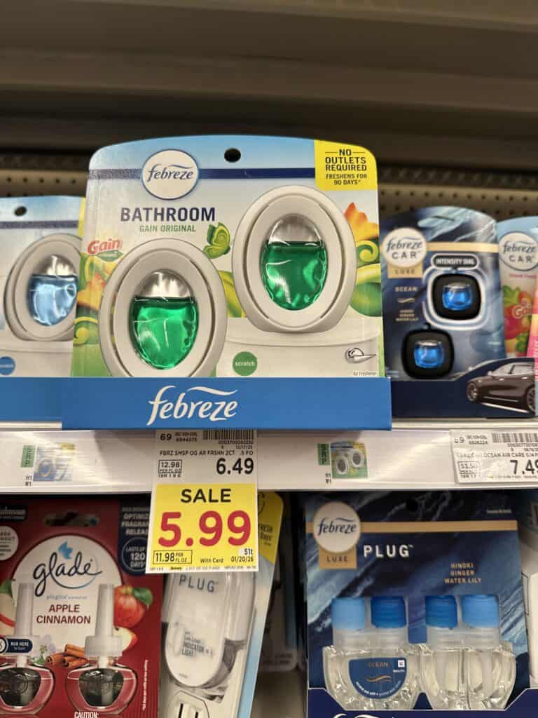 Febreze Kroger Shelf Image