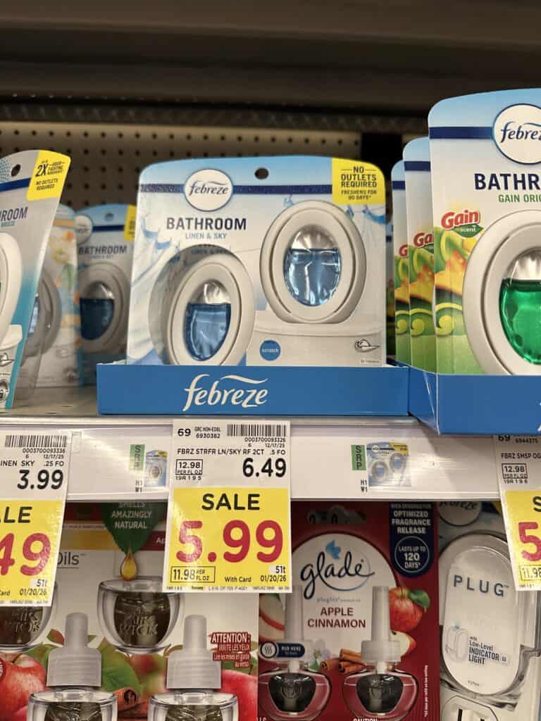 Febreze Kroger Shelf Image