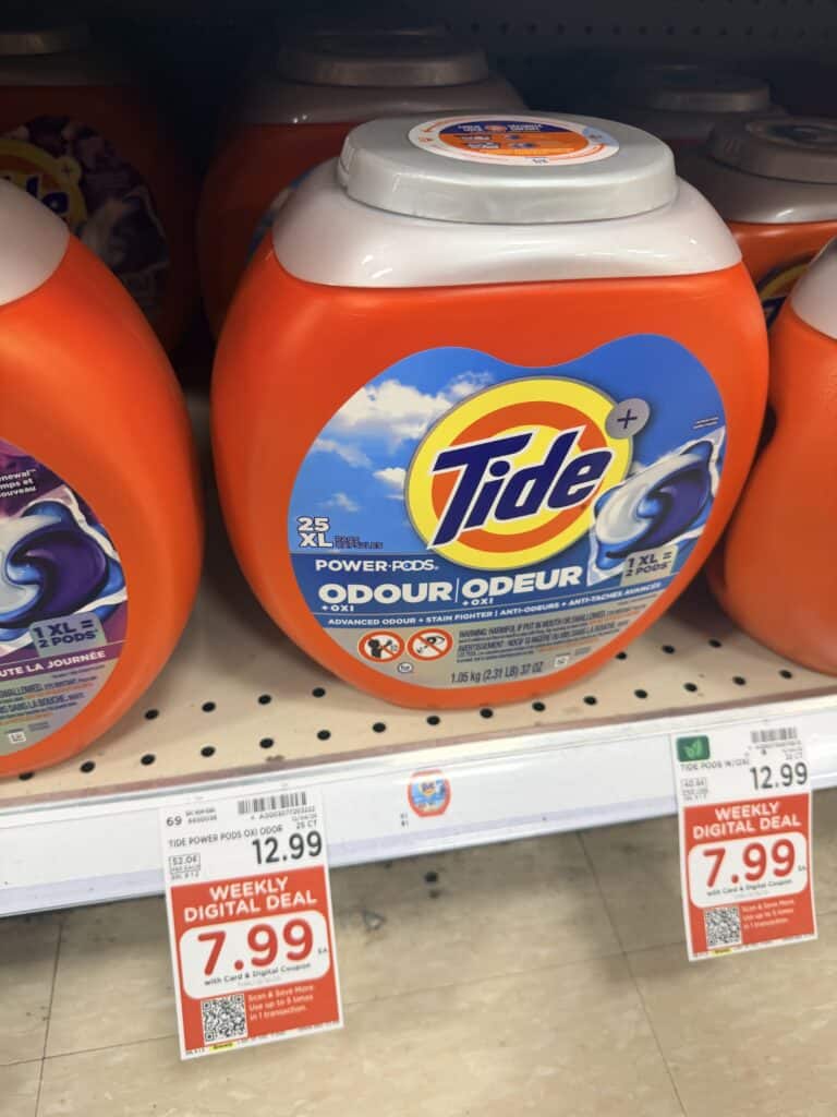 Tide Laundry Detergent Kroger Shelf Image