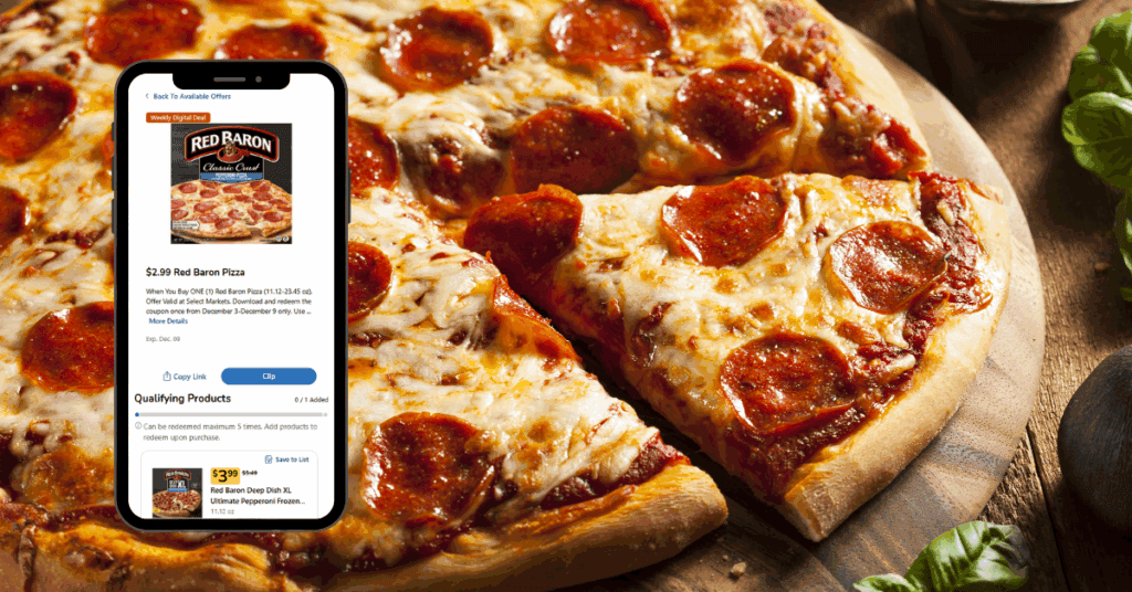 red baron pizza