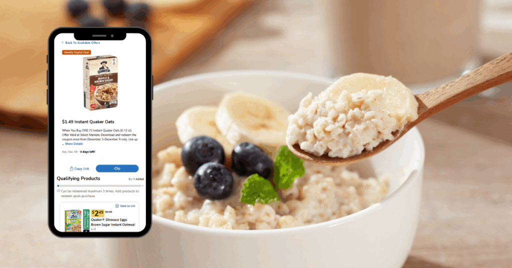 quaker instant oatmeal
