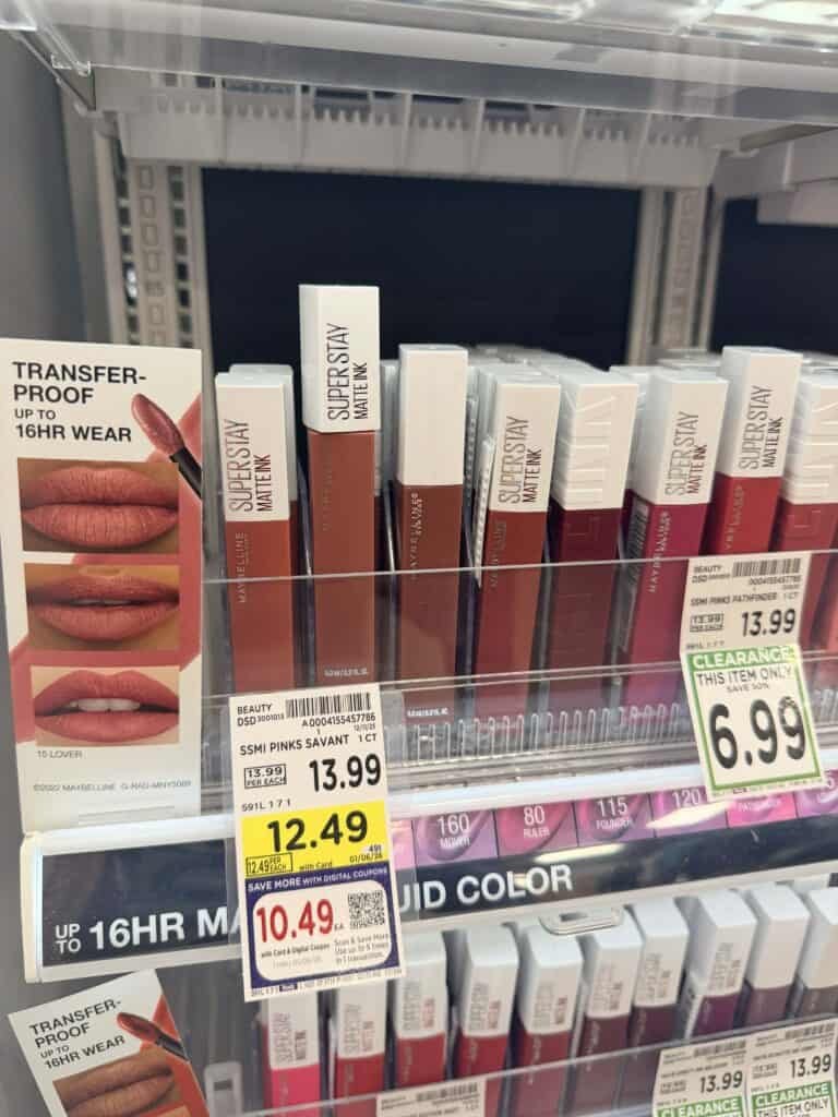 Maybelline NYX and L'Oreal Paris Kroger Shelf Image