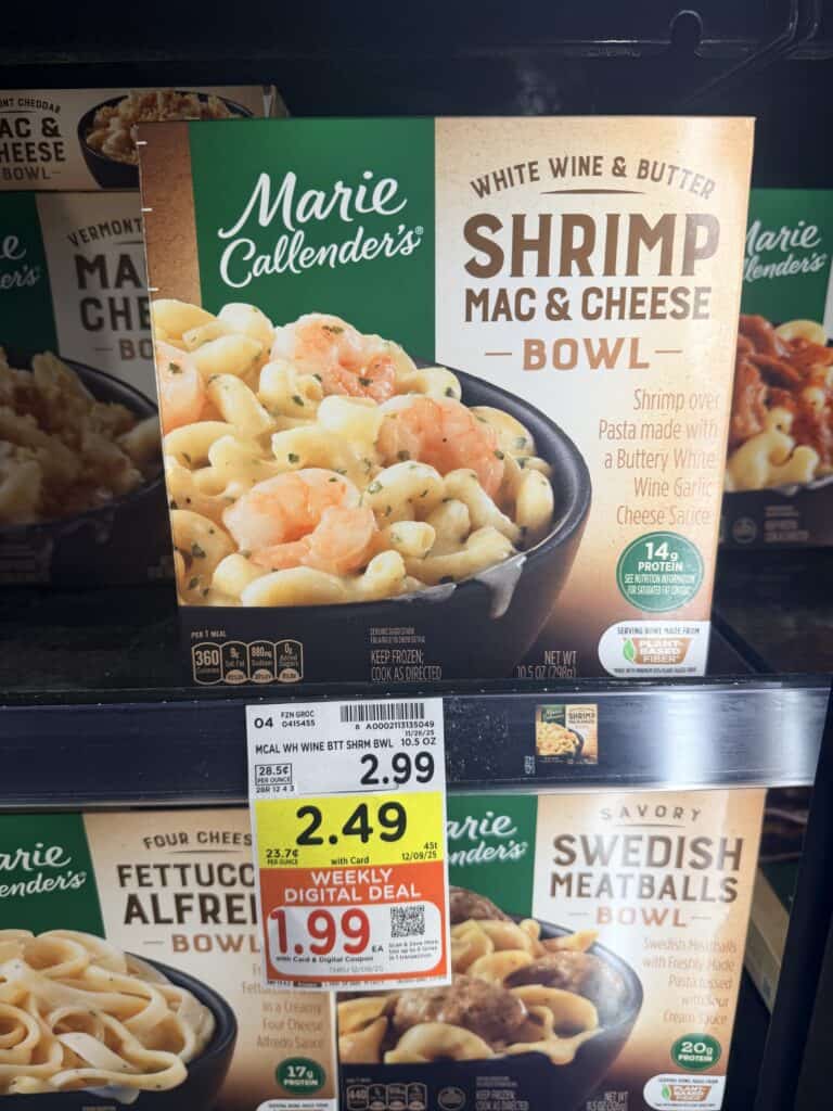 banquet, marie callender and healthy choice kroger shelf image (3)