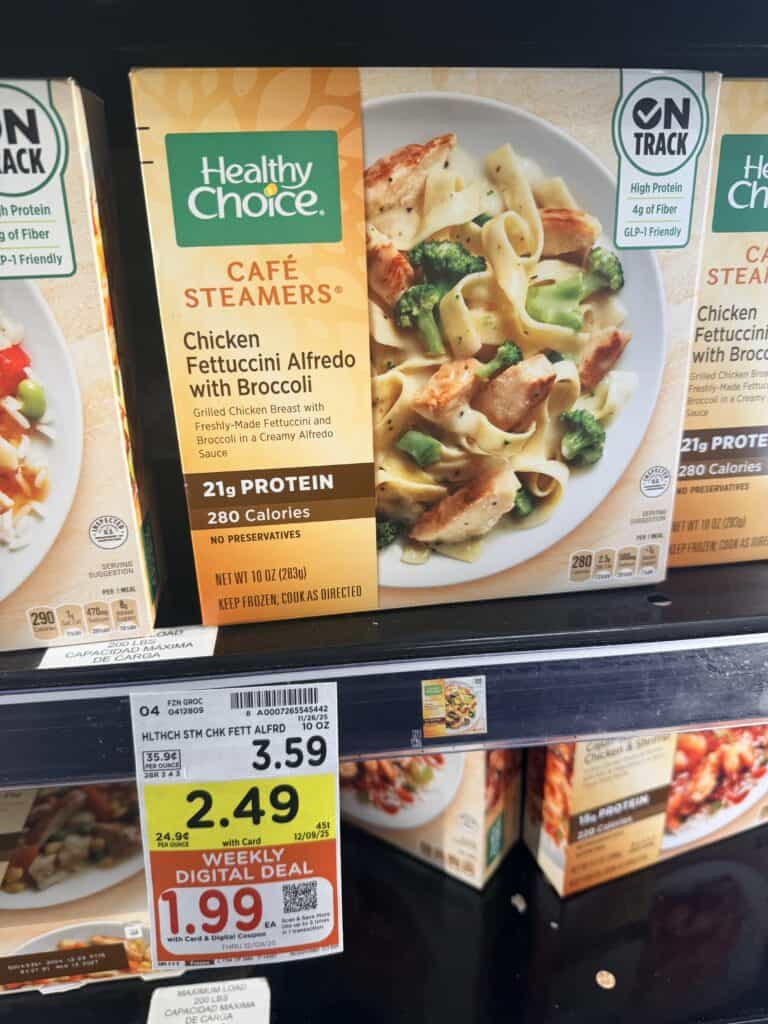 banquet, marie callender and healthy choice kroger shelf image (3)
