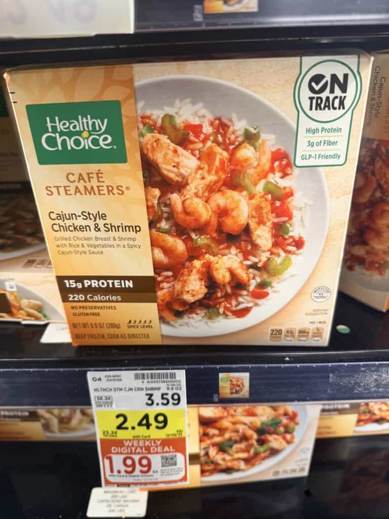 banquet, marie callender and healthy choice kroger shelf image (3)