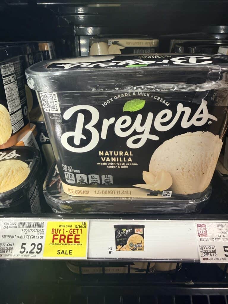 breyers ice cream kroger shelf image (3)