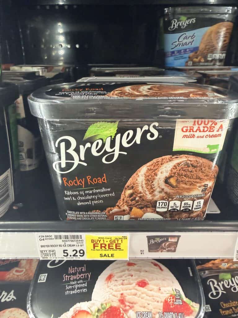 breyers ice cream kroger shelf image (3)