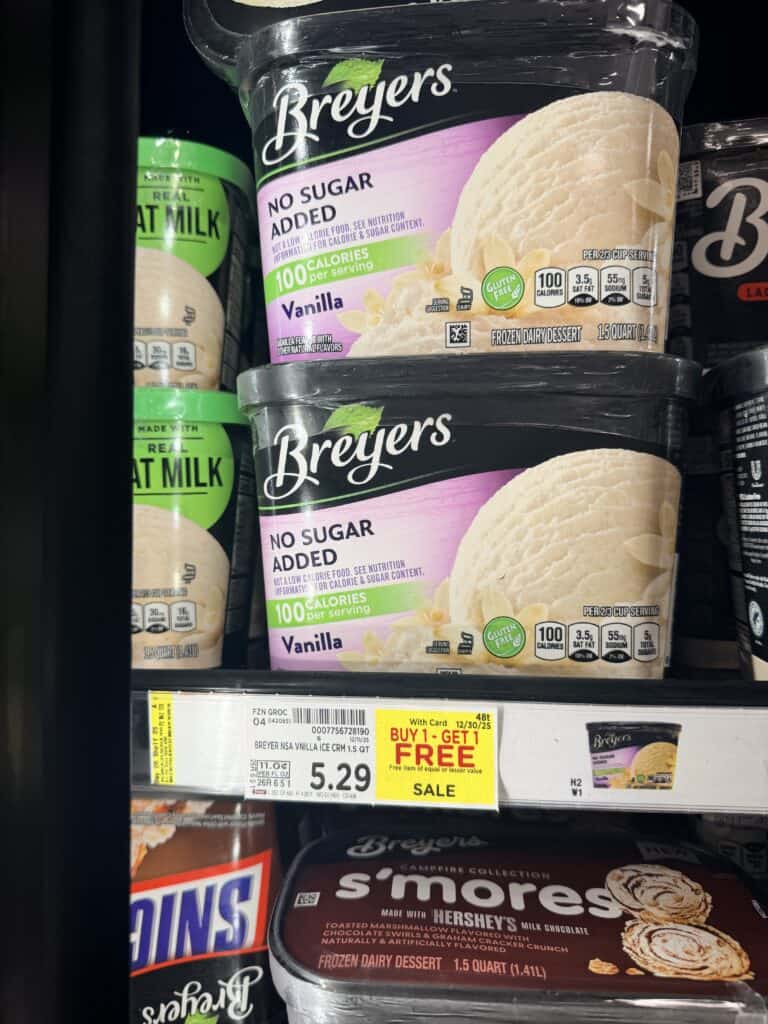 breyers ice cream kroger shelf image (3)