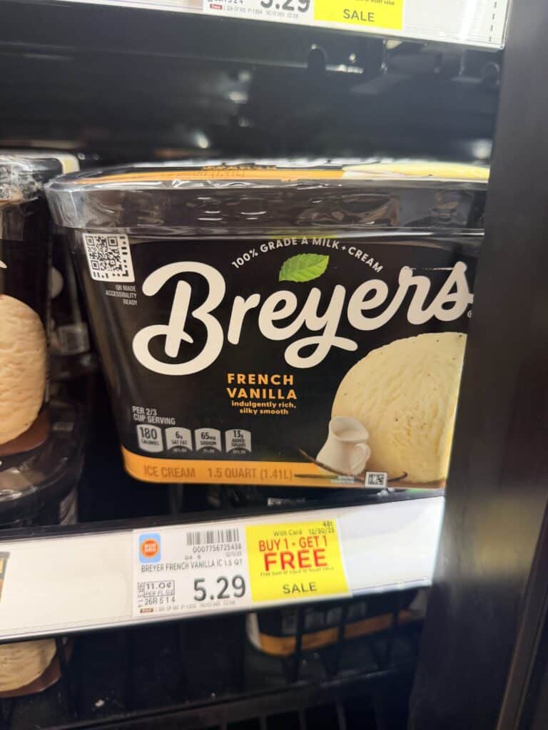 breyers ice cream kroger shelf image (3)