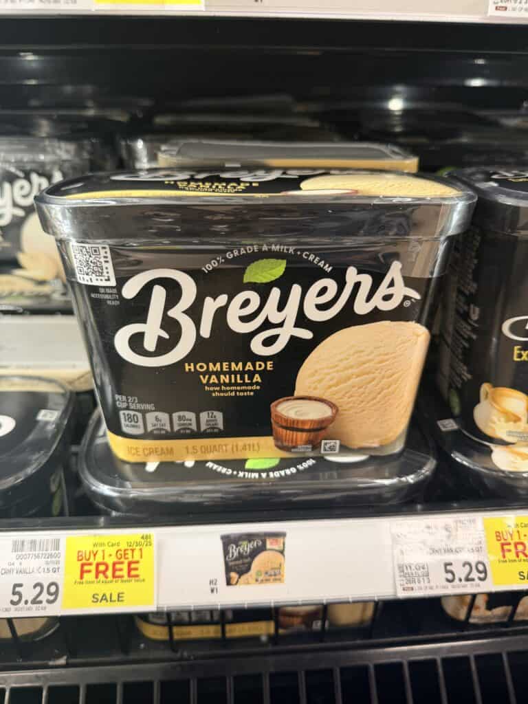 breyers ice cream kroger shelf image (3)