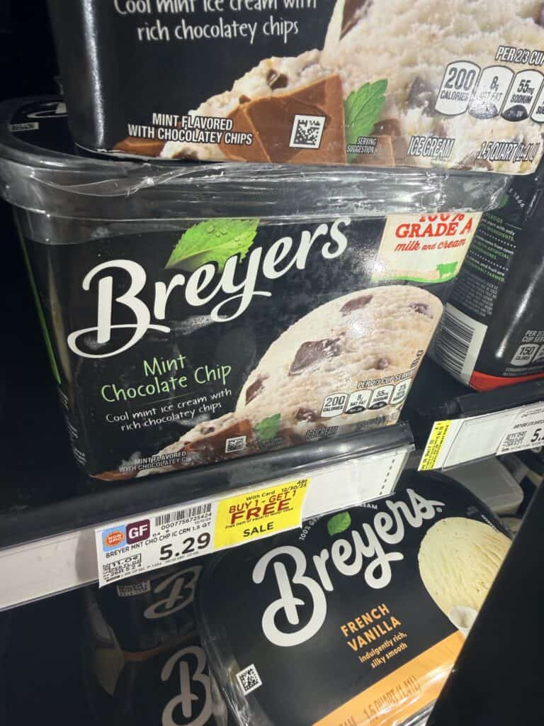 breyers ice cream kroger shelf image (3)