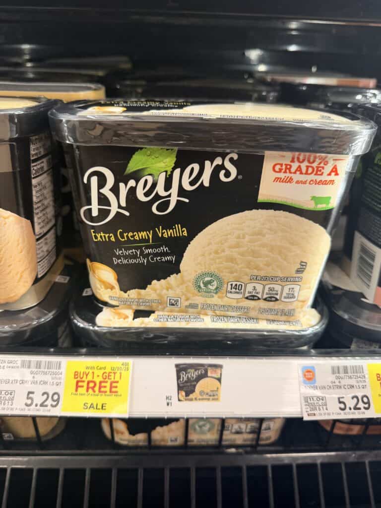 breyers ice cream kroger shelf image (3)