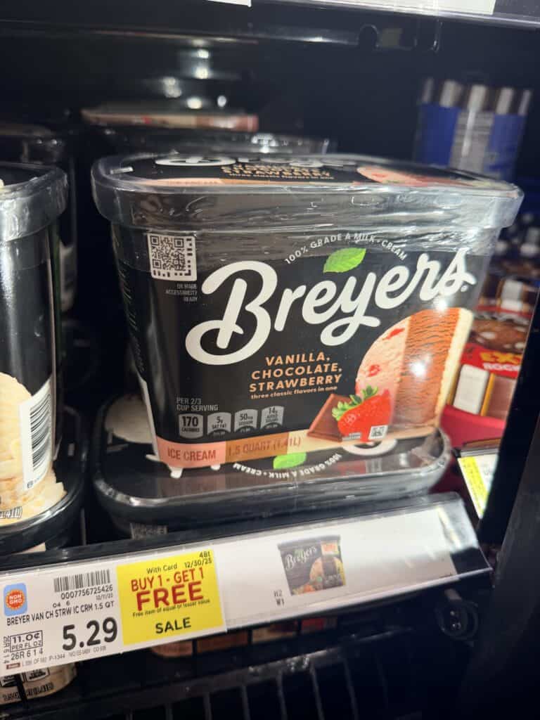 breyers ice cream kroger shelf image (3)