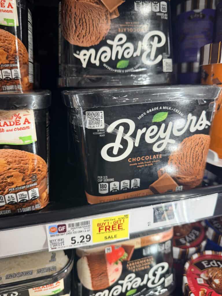 breyers ice cream kroger shelf image (3)