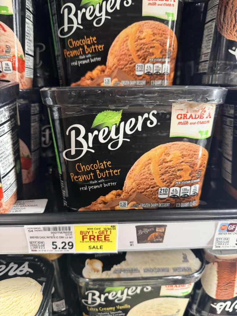 breyers ice cream kroger shelf image (3)