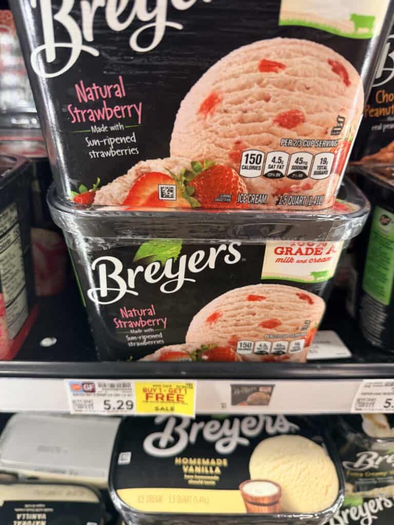 breyers ice cream kroger shelf image (3)
