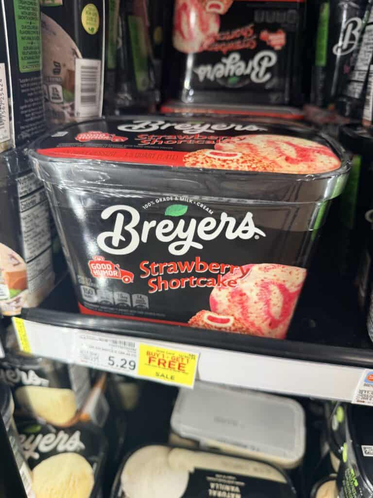 breyers ice cream kroger shelf image (3)