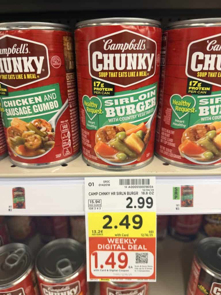 campbell's chunky soup kroger shelf image (1)