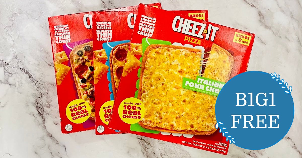 Cheez-It Pizzas are B1G1 FREE at Kroger! - Kroger Krazy