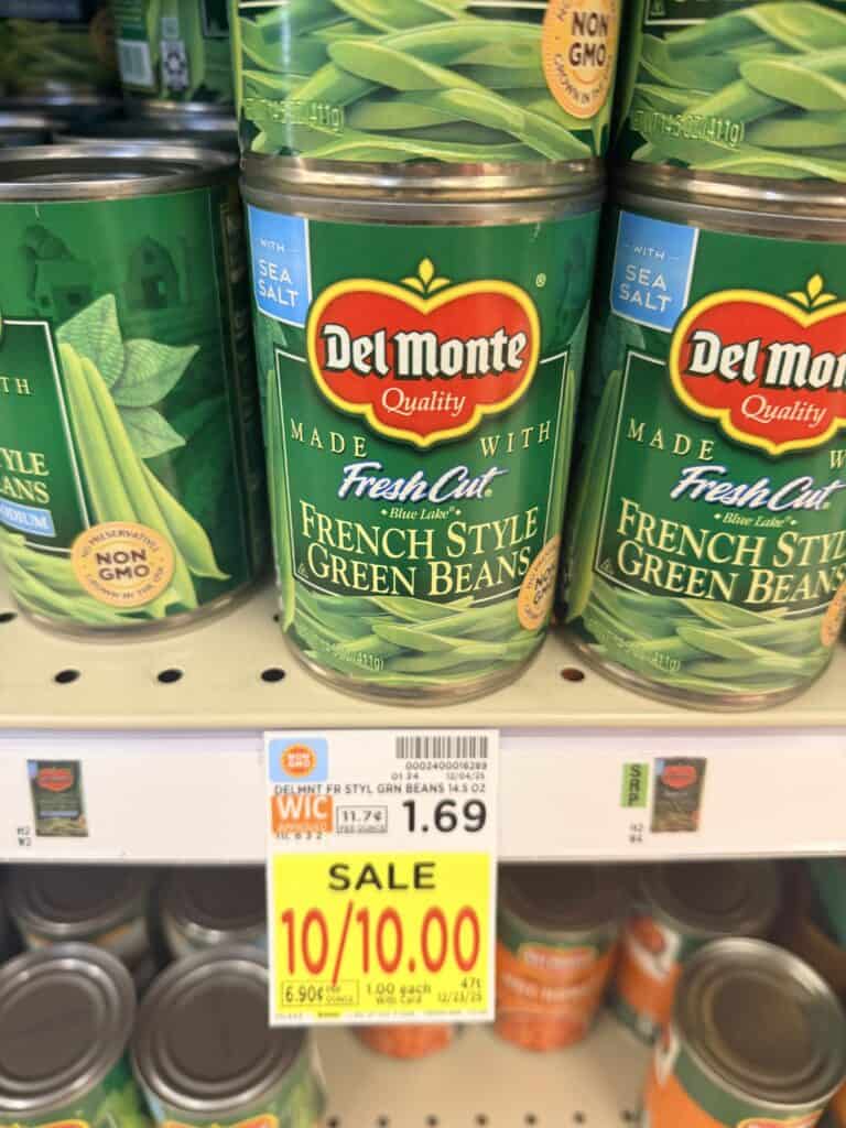 del monte canned vegetables kroger shelf image (1)