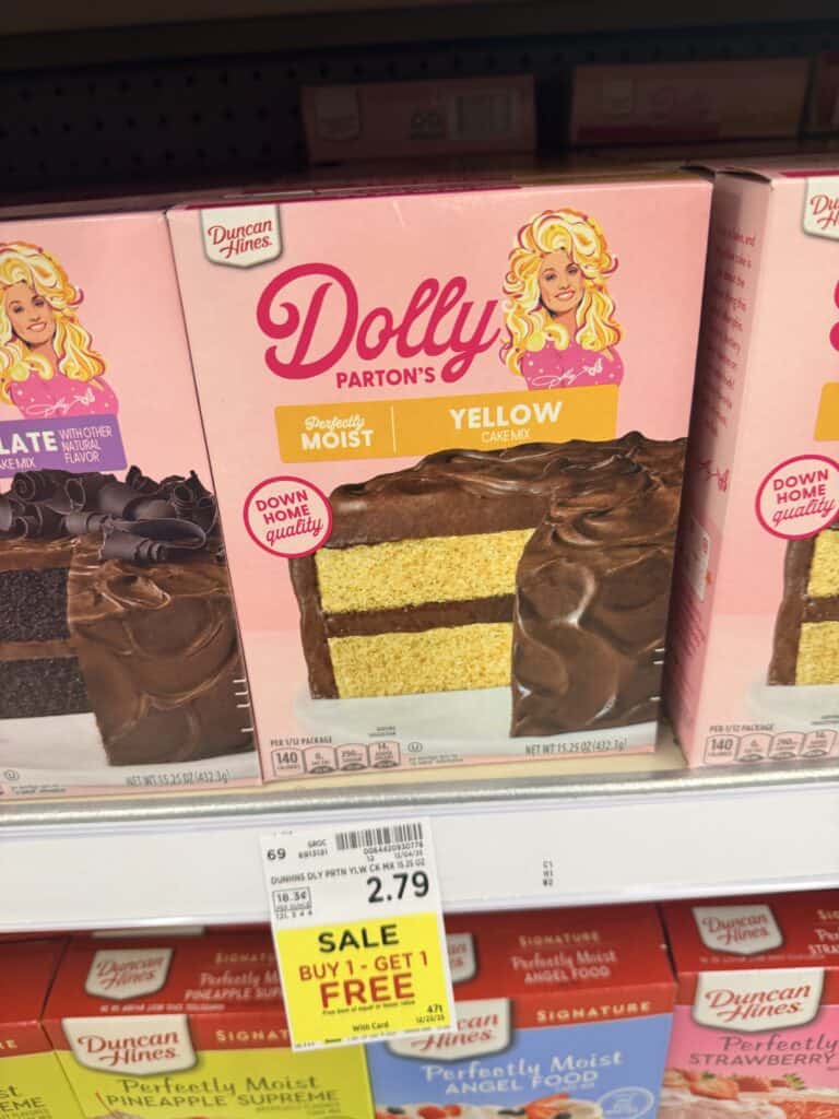 duncan hines and dolly parton kroger shelf image (1)