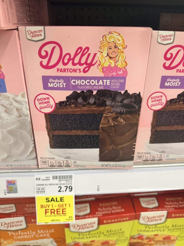 duncan hines and dolly parton kroger shelf image (1)
