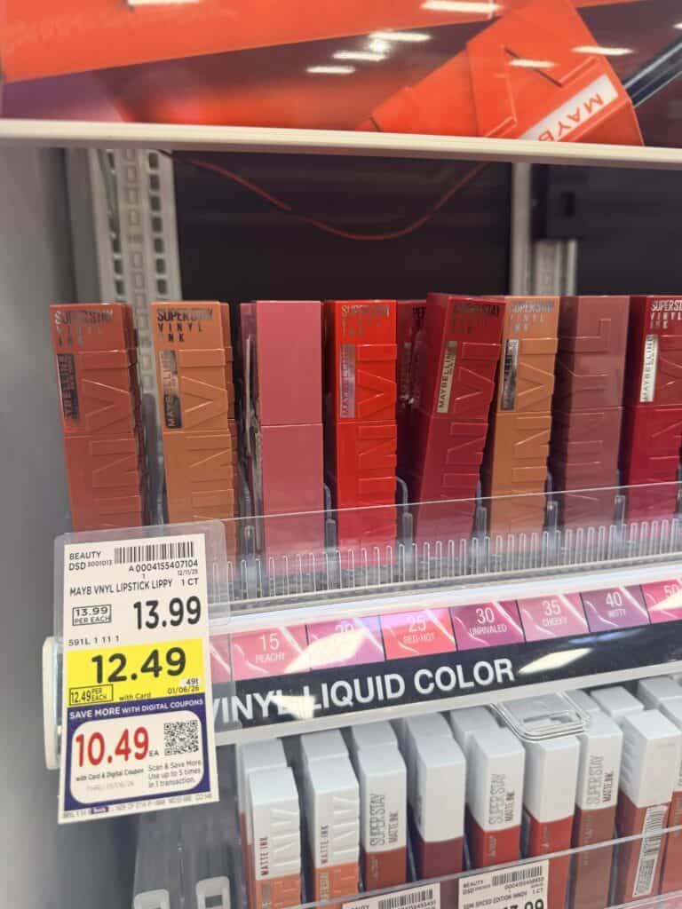 Maybelline NYX and L'Oreal Paris Kroger Shelf Image