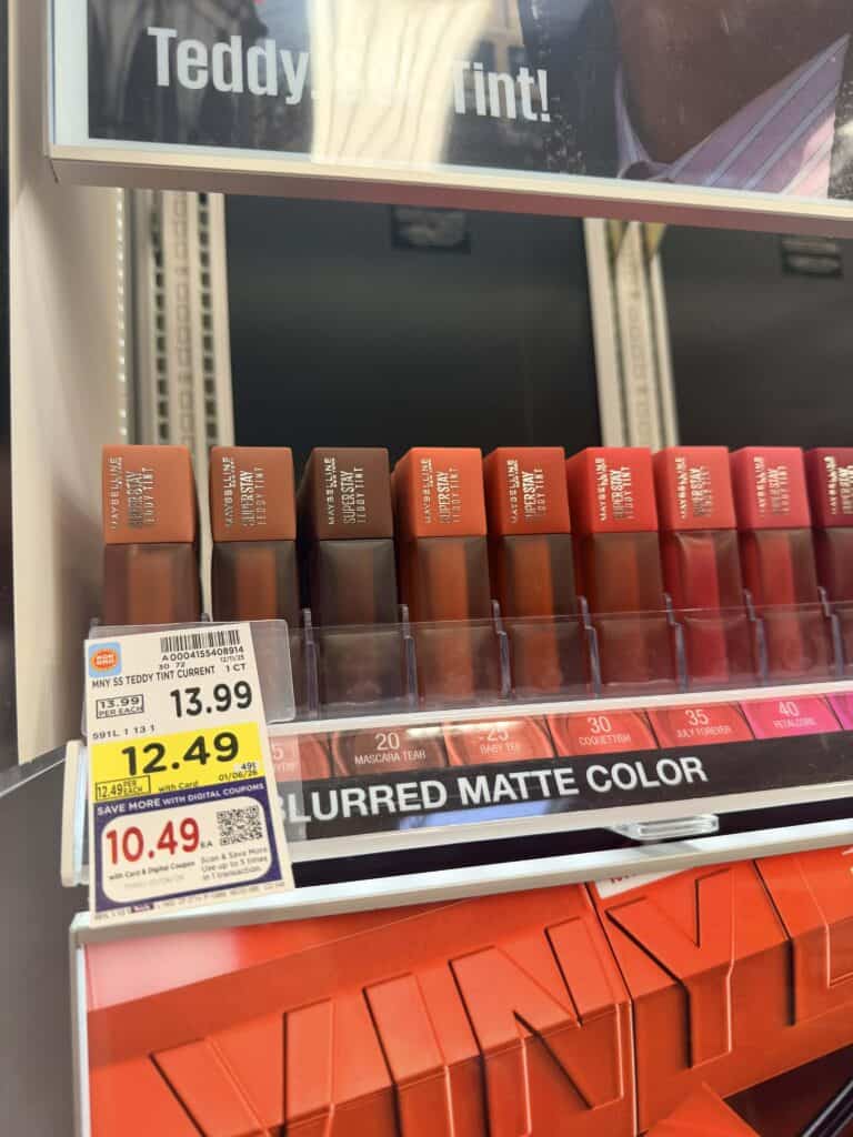 Maybelline NYX and L'Oreal Paris Kroger Shelf Image
