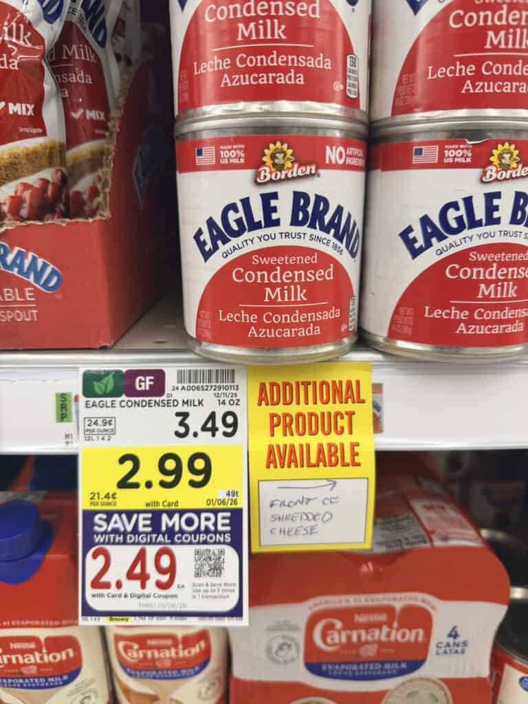 eagle brand kroger shelf image