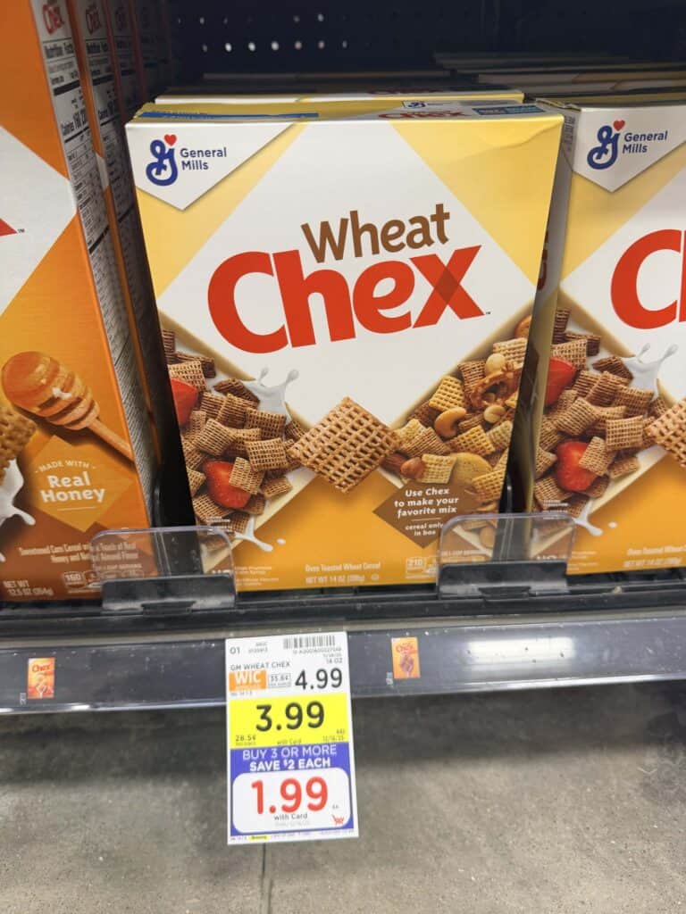 chex cereal kroger shelf image